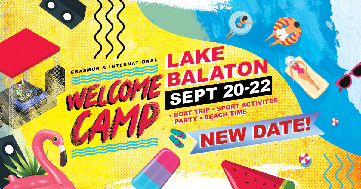 Erasmus and International Welcome Camp @Lake Balaton / 20-22 Sep, New Date!