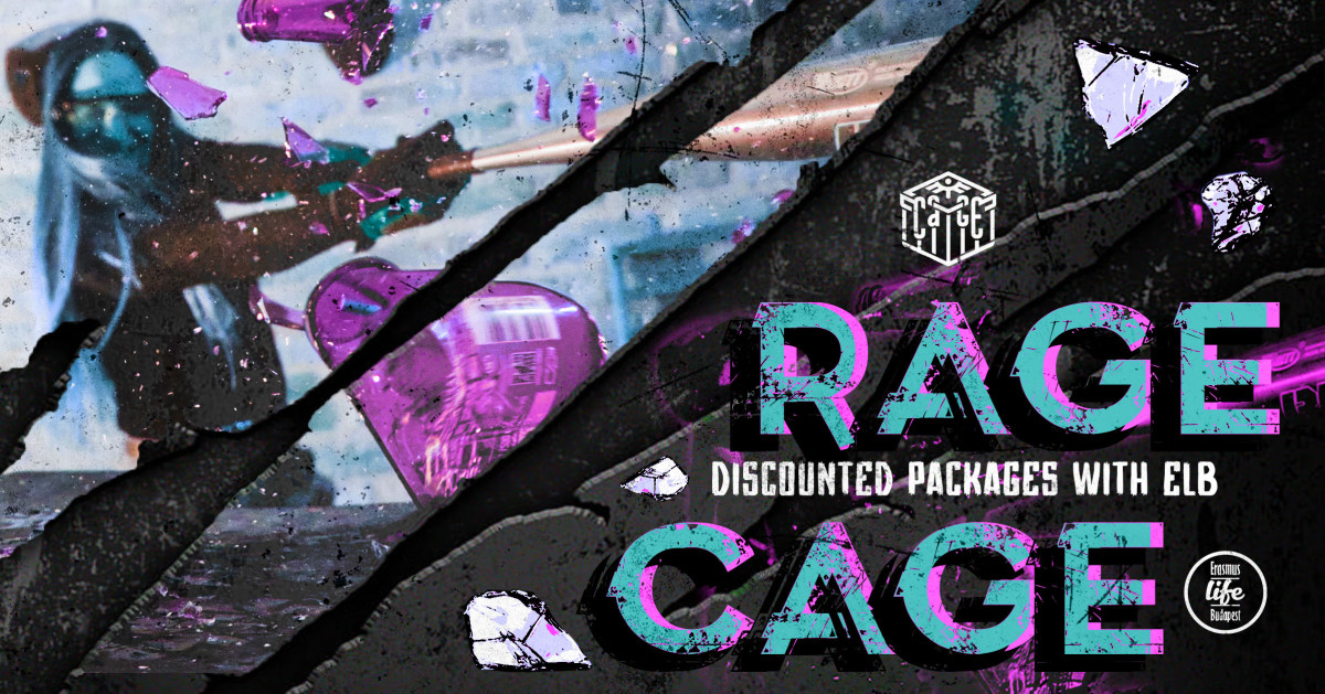 RAGE CAGE BUDAPEST 💥 SMASH, BREAK Discounts – 13th March, Thursday