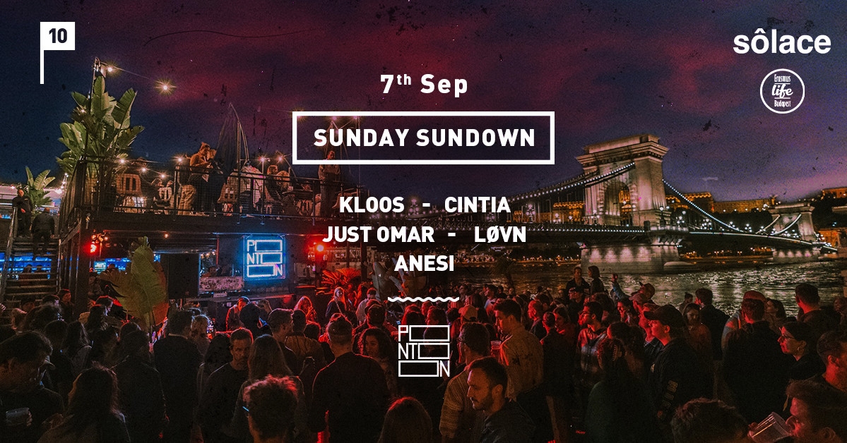 Sunday Sundown ~ ELB &amp; Solace ~ Pontoon ~ 7th Sept ~ Free entry