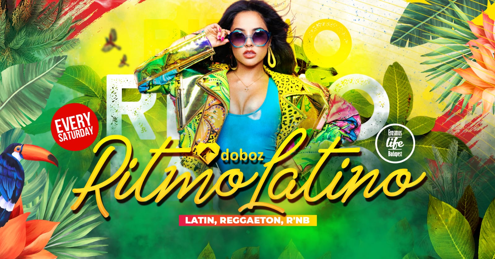 Ritmo Latino ✘ Reggaeton Party ✘ Bebecitas every Saturday
