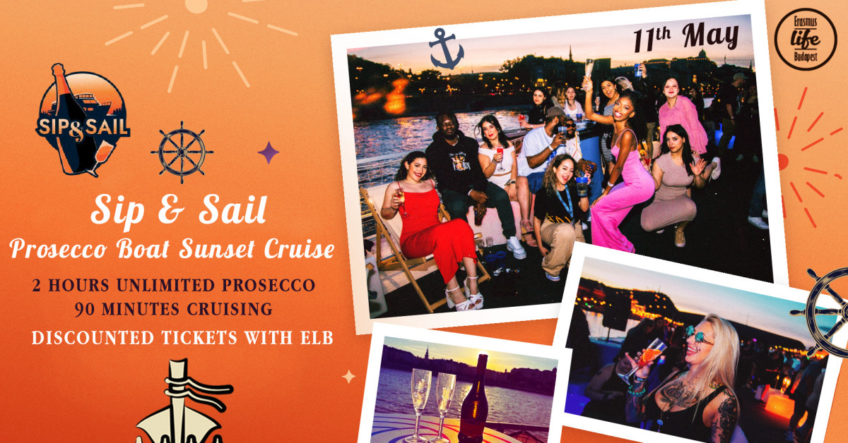 Sip & Sail – Prosecco Boat Sunset Cruise ✘ 8th June ✘ Discounted tickets